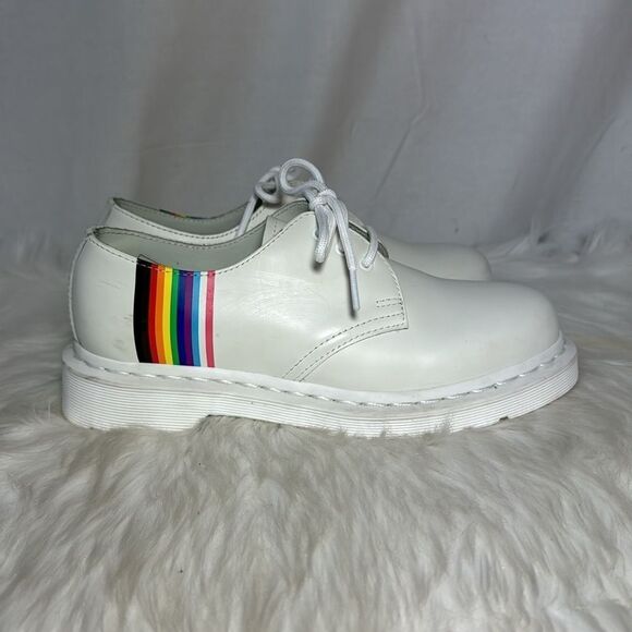 Dr. Martens For Pride Smooth Leather Oxford Style #1461 Unisex Sz 6 W or 5 M - Picture 4 of 7